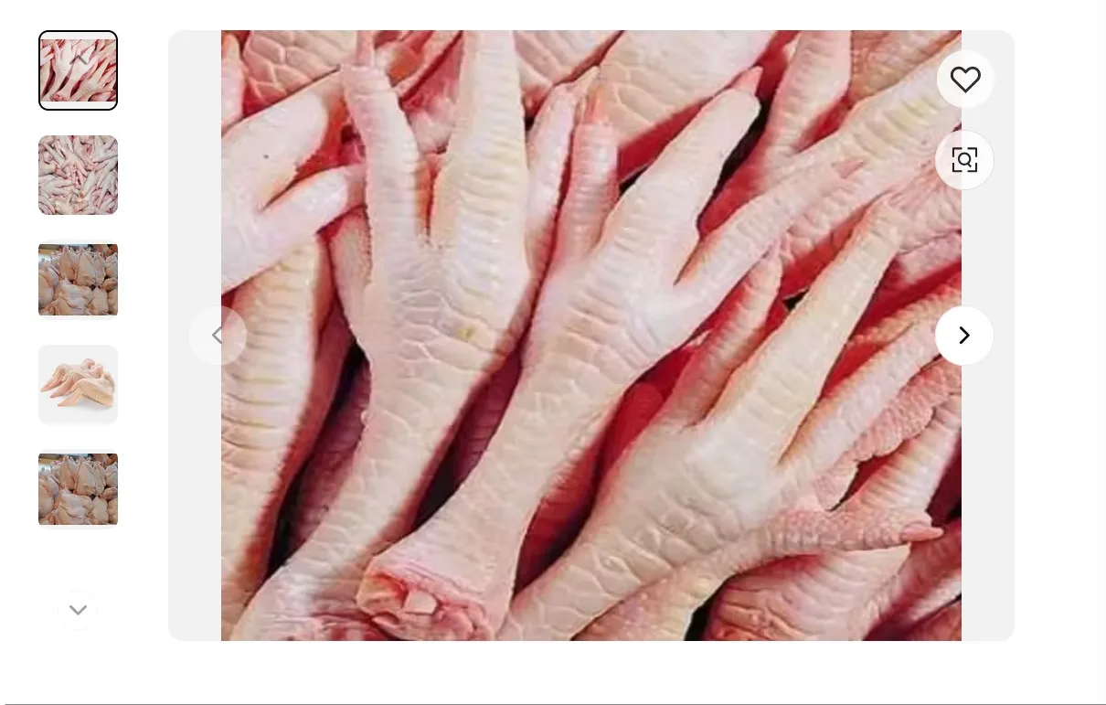 Frozen chicken for China