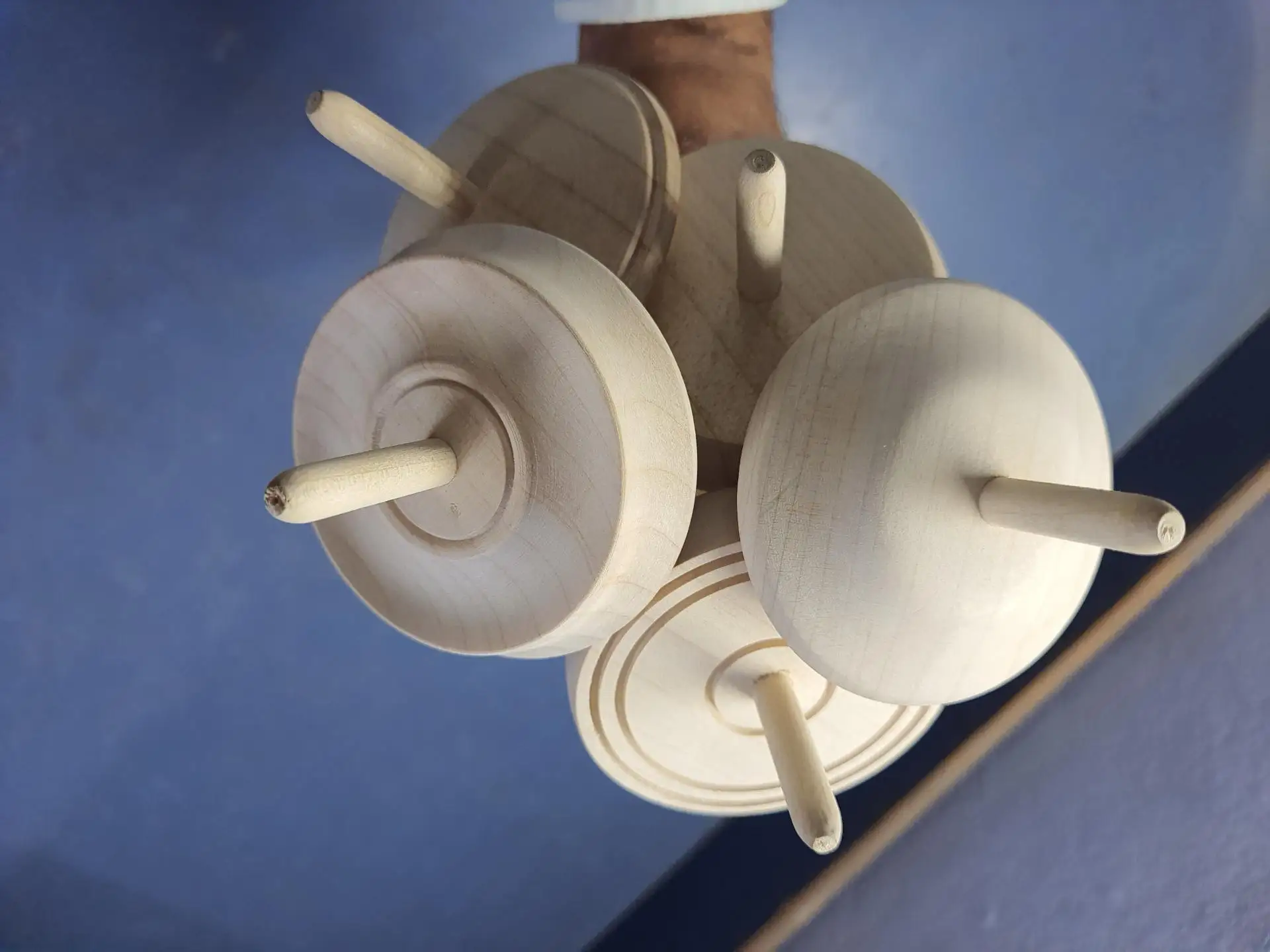 Wholesale Premium Quality Handmade Whorl Drop Spindle Top Whorl Yarn Spin Wooden Tool for spinning at Wholesale Price