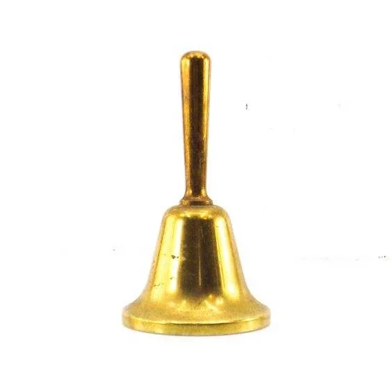 Multiple Brass Bell new Design brass Hand bell With new design handle new Look Metal Bell Elegant For Office Usage
