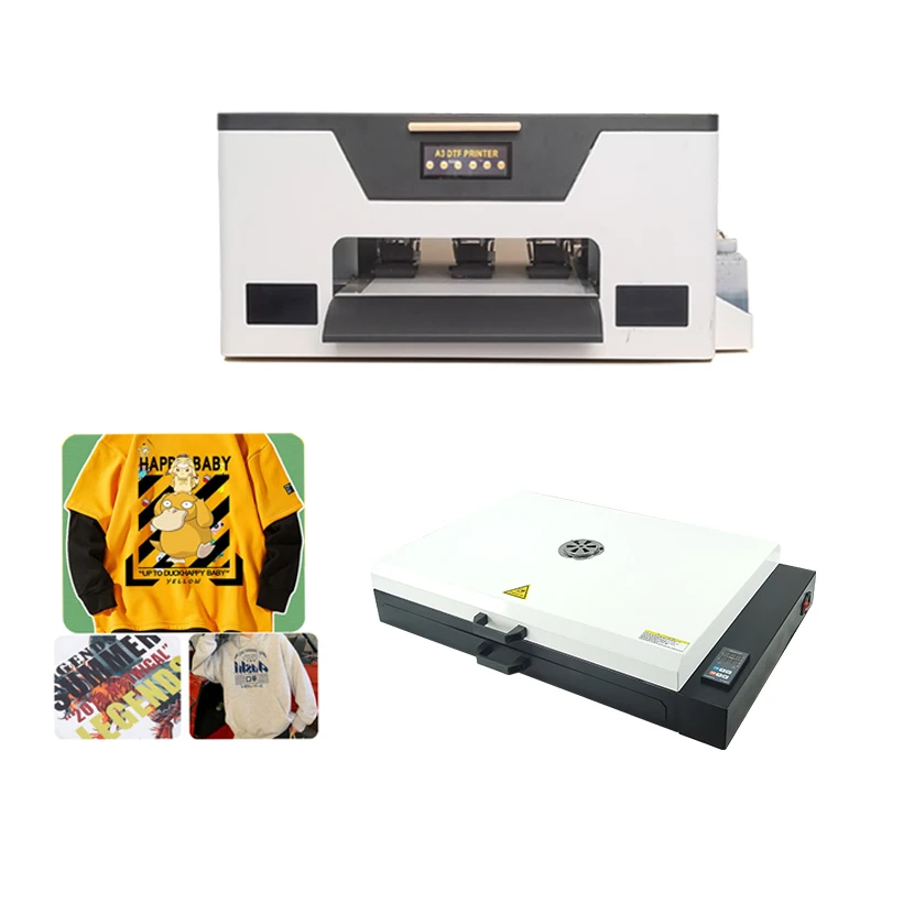 DTF printer a2 A3+L1118/L1800/1390 print head direct pet film oven dryer hot melt powder curing DTF A4 A3 A1 oven