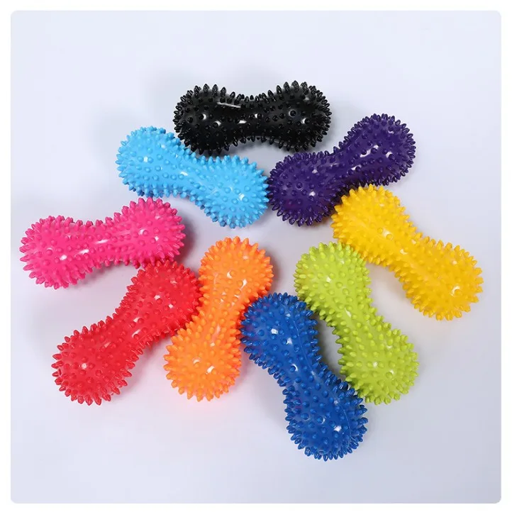 9cm/16*7cm PVC yoga peanut thorn ball Children sensory training deep shoulder neck foot muscle relaxation Hedgehog massage balls