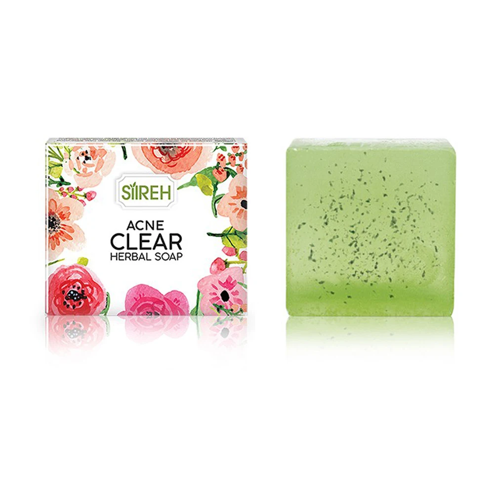 OEM halal Acne Clear Herbal Soap Cleansing Natural Ingredient