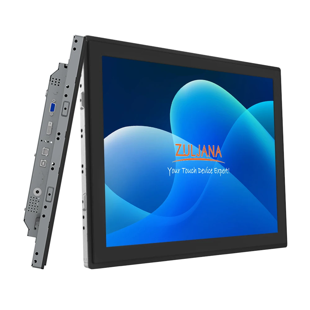 Производители водонепроницаемый IP65 промышленный открытый каркас сенсорный экран монитора