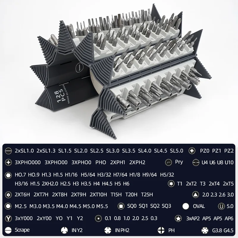 New Design 128 In 1 Precision Screw Driver Set Tools Screwdriver Kit Bits Phone Cell Laptop Repairing Magnetic Kits  Tool