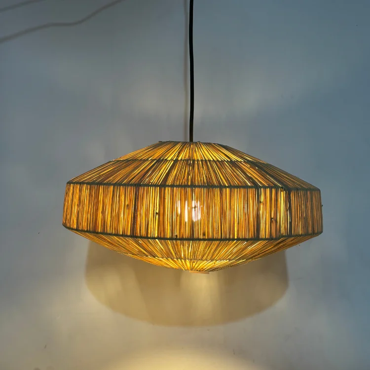 Competitive Price Wicker Woven Hanging Ceiling Durable For Coffee Decor Oem Standard Packaging From Vietnam Manufacturer