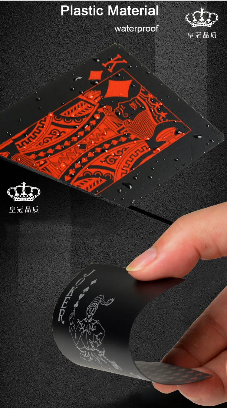 Plastic Tunisia Playing Cards High Quality Poker Player Cards Hot Selling Excellent Playing Cards Wholesale