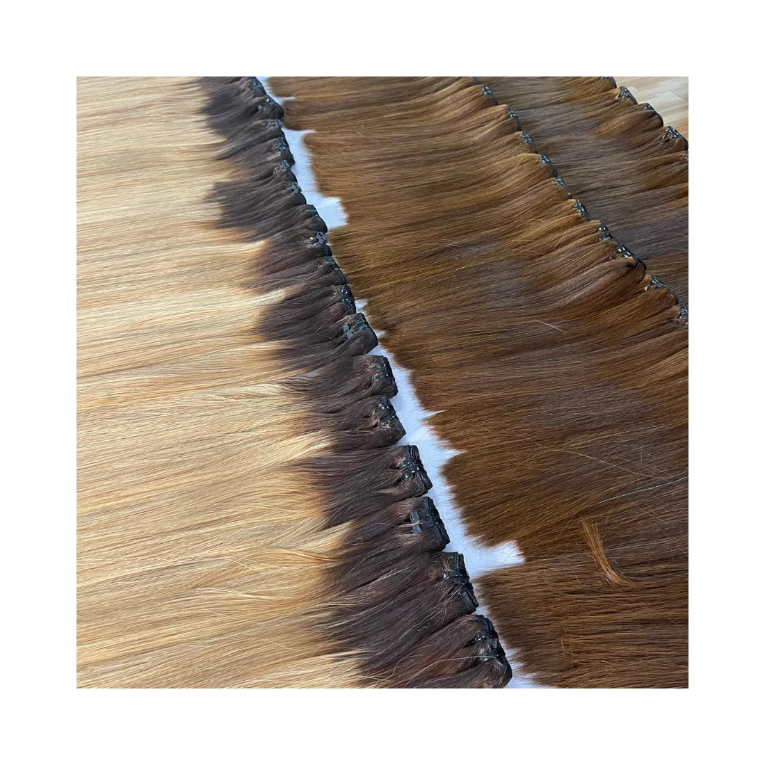 Very hot product today bone straight bundles full inch full color 100% Remy, completely handmade, shipped worldwide