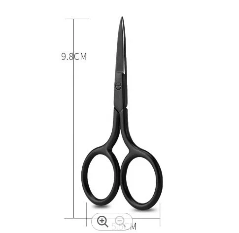 3 Colors Mini Embroidery Scissors Stainless Steel Eyelash & Eyebrow Trimming Scissors Sharp Blade Tip for Beauty
