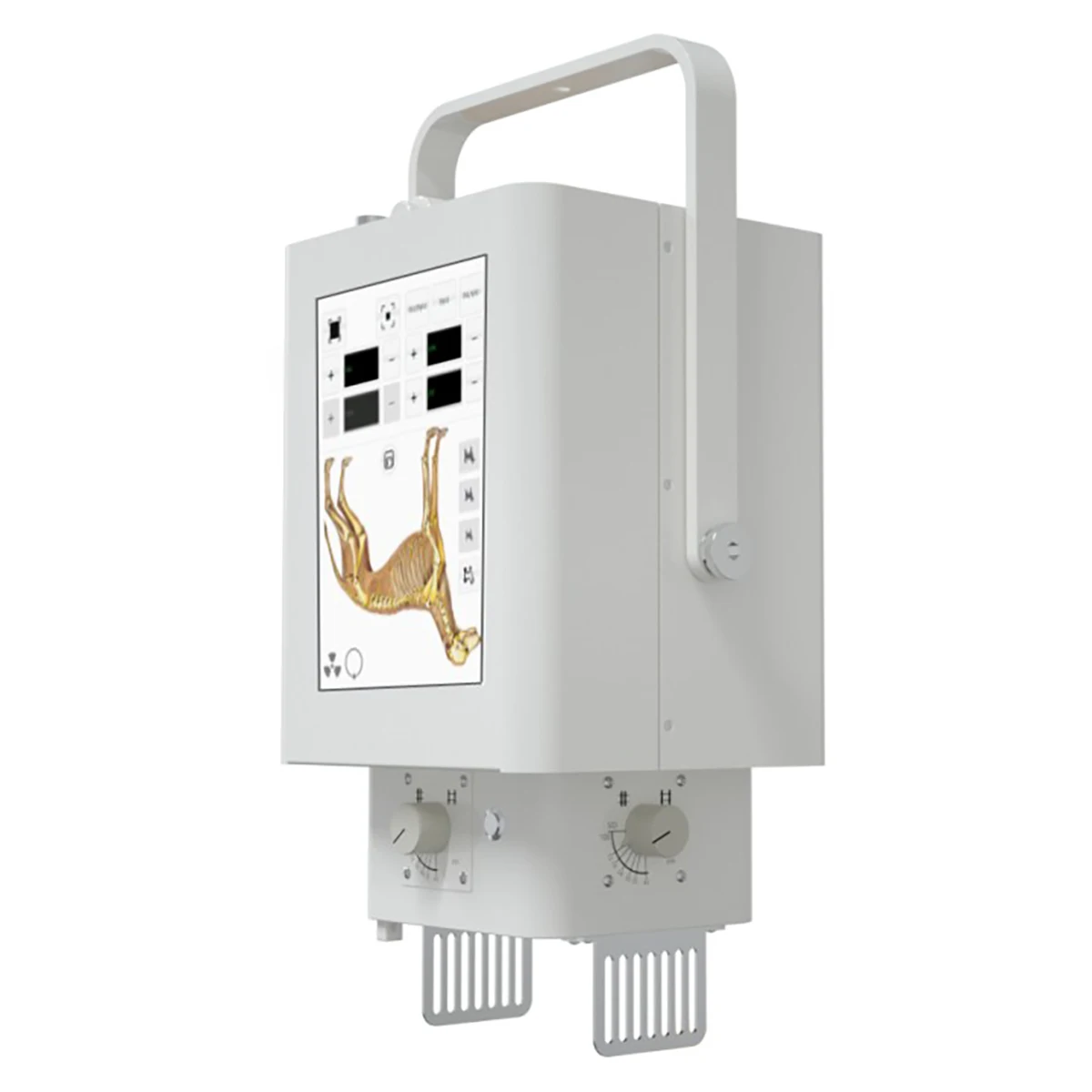 The 10.4 inch LED display DR portable high frequency X-ray medical machine 5.6KW MSLAB1127