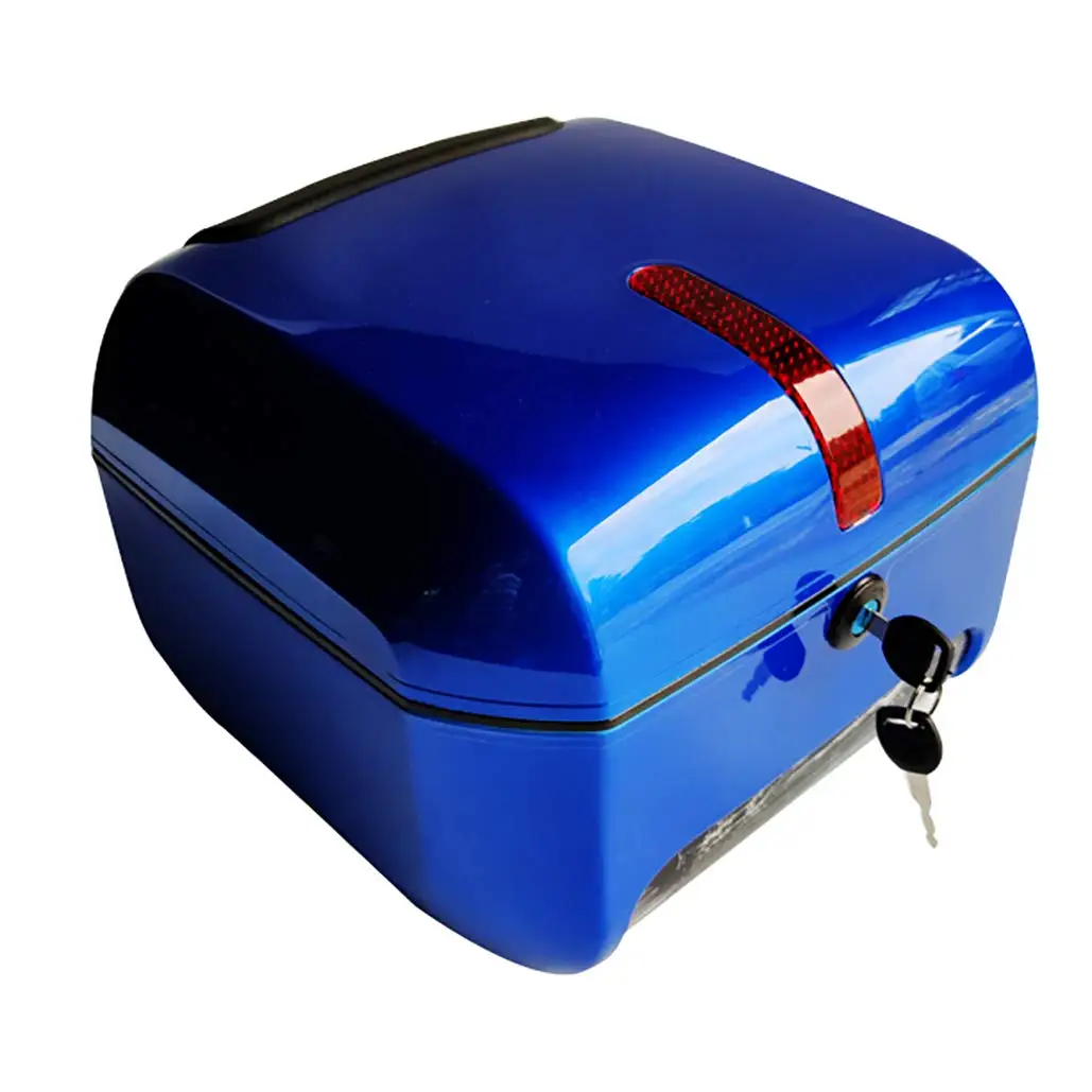 Universal Motorcycle Top Box Motorcycle Scooter Top Box Tail Trunk Luggage Box