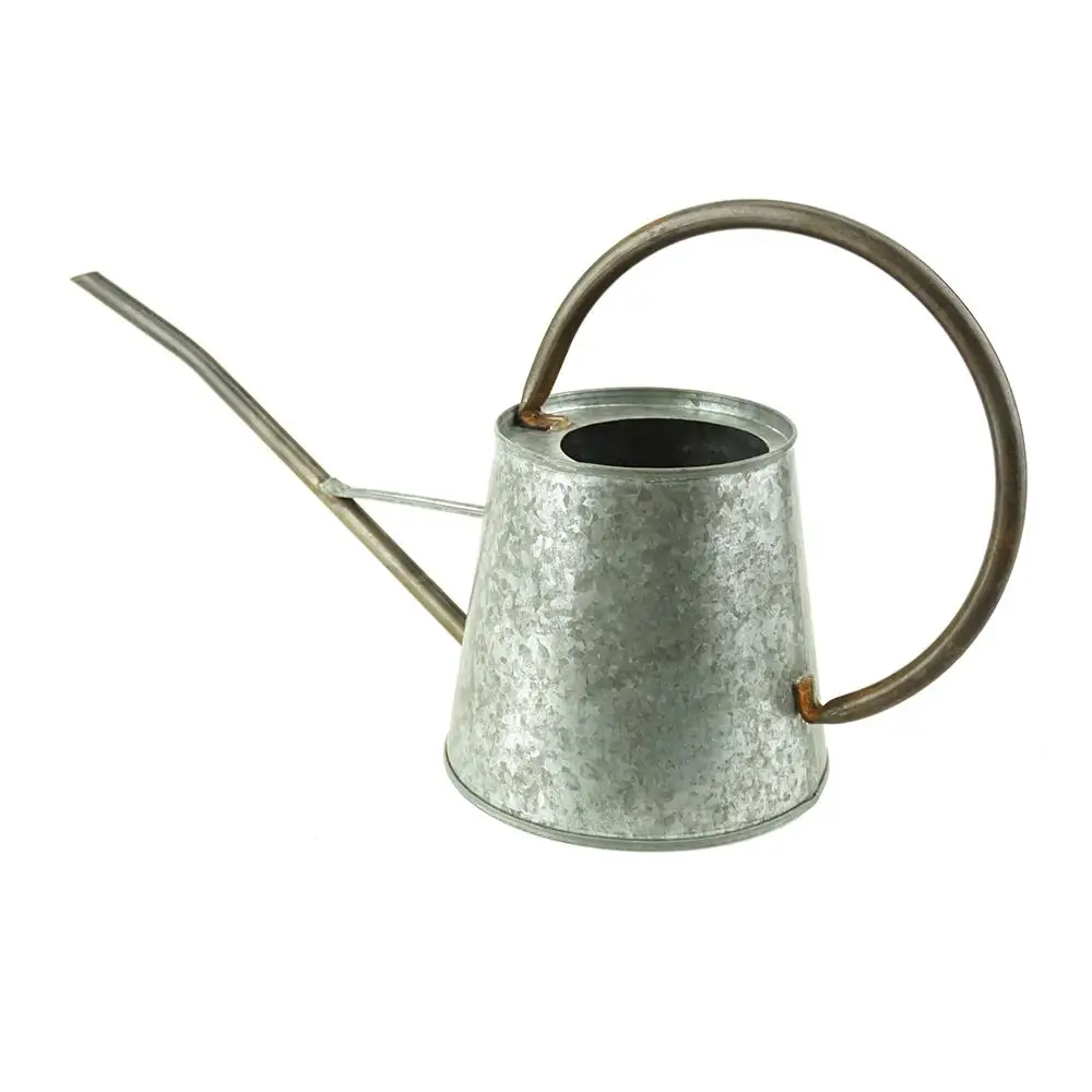 Top Trending Metal Watering Cane Galvanized Water Can Antique Finishing Home And Garden Water Planter Metal Water Cane