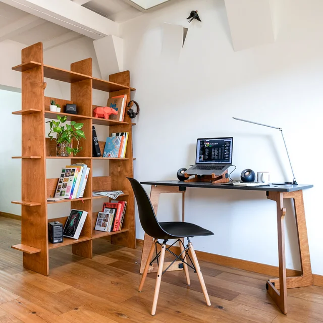 Best quality Home and office furniture ecological products executive office desk in Birch plywood and valchromat mdf for office