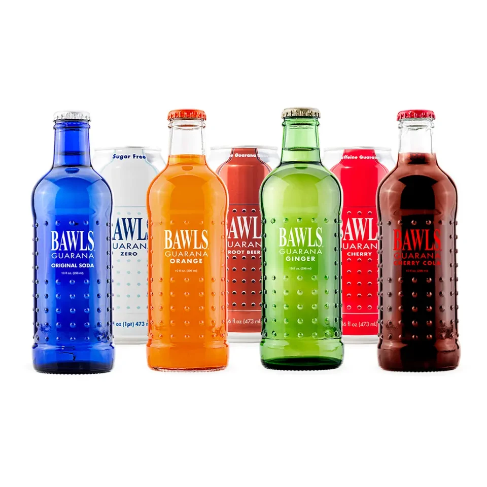 Оригинальная вишня BAWLS с кафеиновым напитком газировки гуараной банка 16