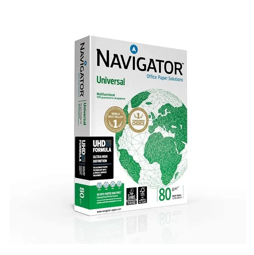 Navigator Universal Paper Multifunctional Ream-Wrapped 80gsm A4 White