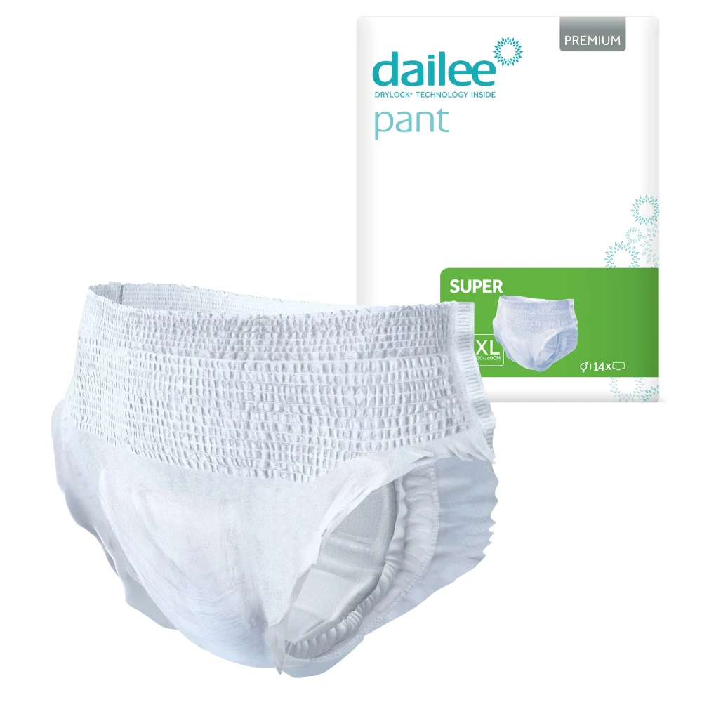 Top Quality Disposable Underpads Dailee Pant Super XL Premium Adult Care Incontinence 7 Drops Innpovative Technology