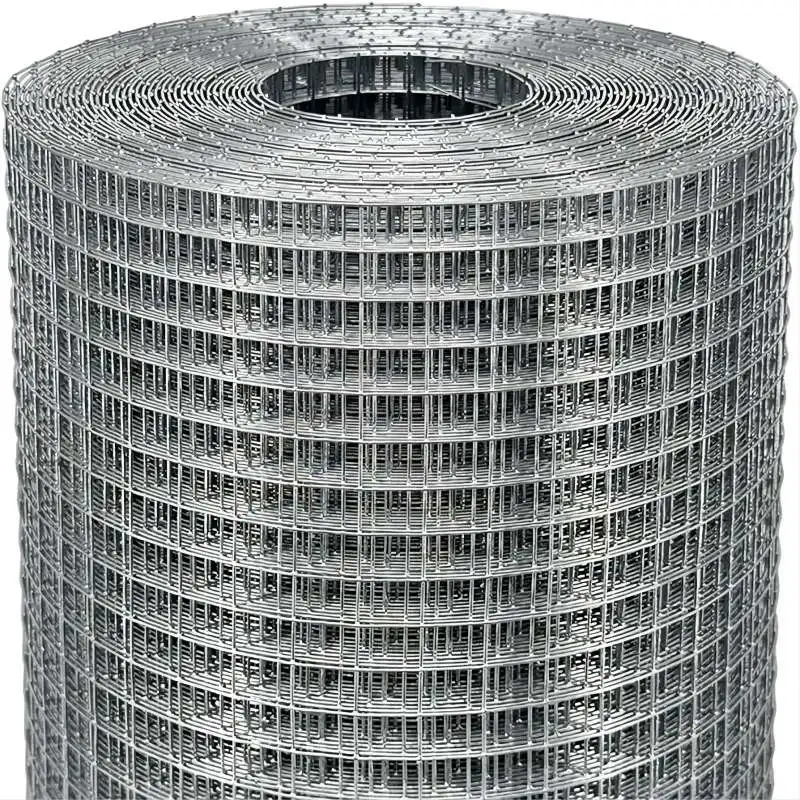 High Quality 1/2 in X 1/2 in PVC Coated Galvanized Welded Wire Mesh Roll for Fencing Gardening Animal Enclosures