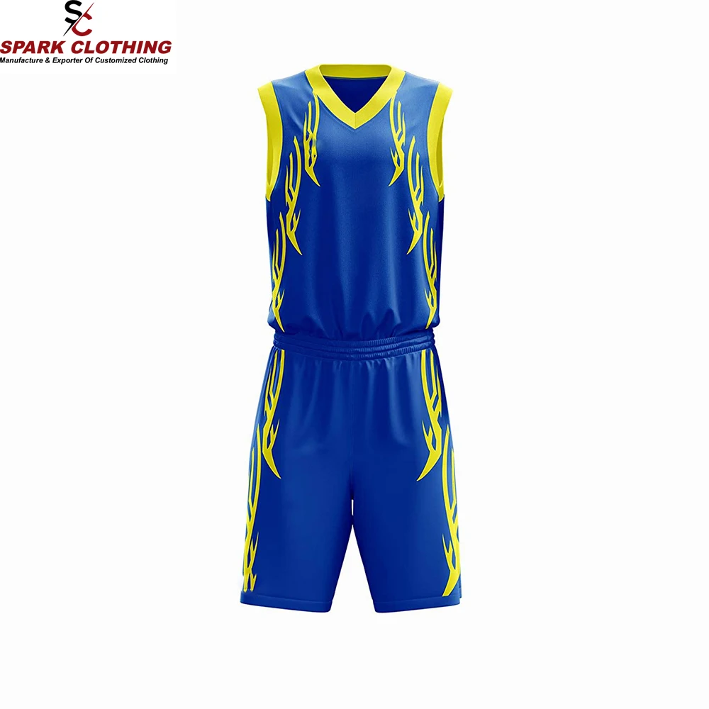 OEM Man Basketball Uniforms in Polyester Fabric Quick Dry Breathable Sports Bar Uniforms For Adults