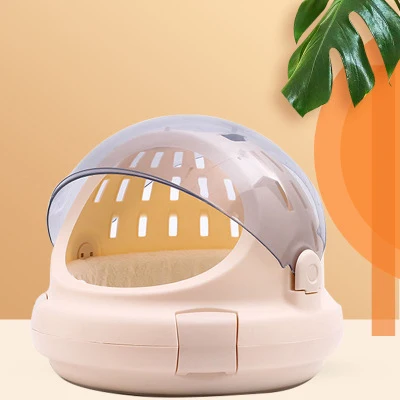 Pet Supplies Hot Sell Space capsule cat litter ball transparent pet supplies PVC cat house pets bag