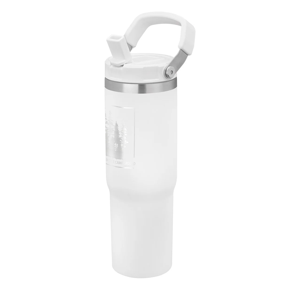 Urban Peak 24oz Pinnacle Flip Straw Tumbler with a One Color Print in One Location USA Printed and Inventoried
