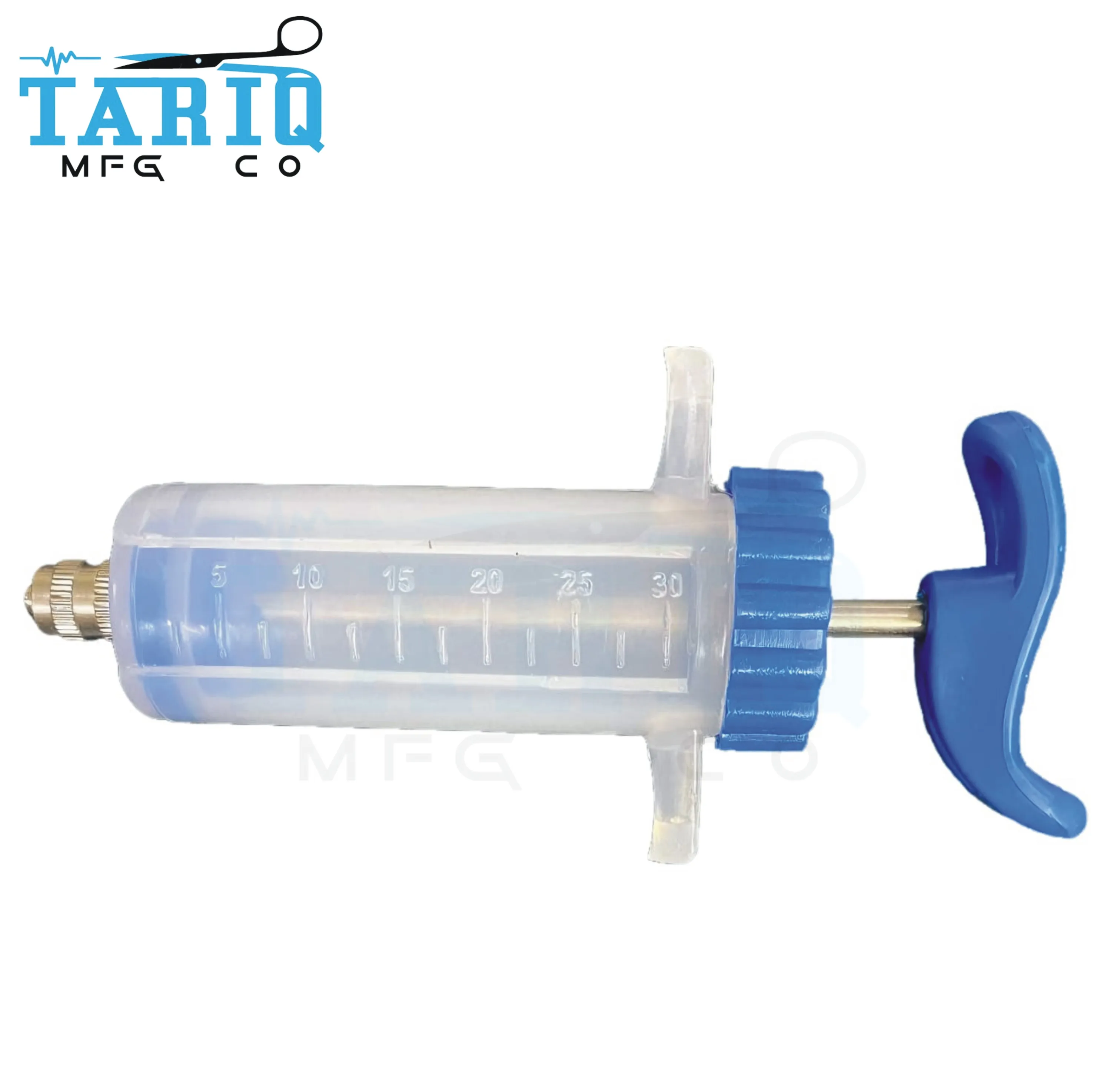 Adjustable Veterinary Syringe for Goat Dosage Drench Reusable with 3 Drench Nozzle Basis of Surgical Instruments for Cattle