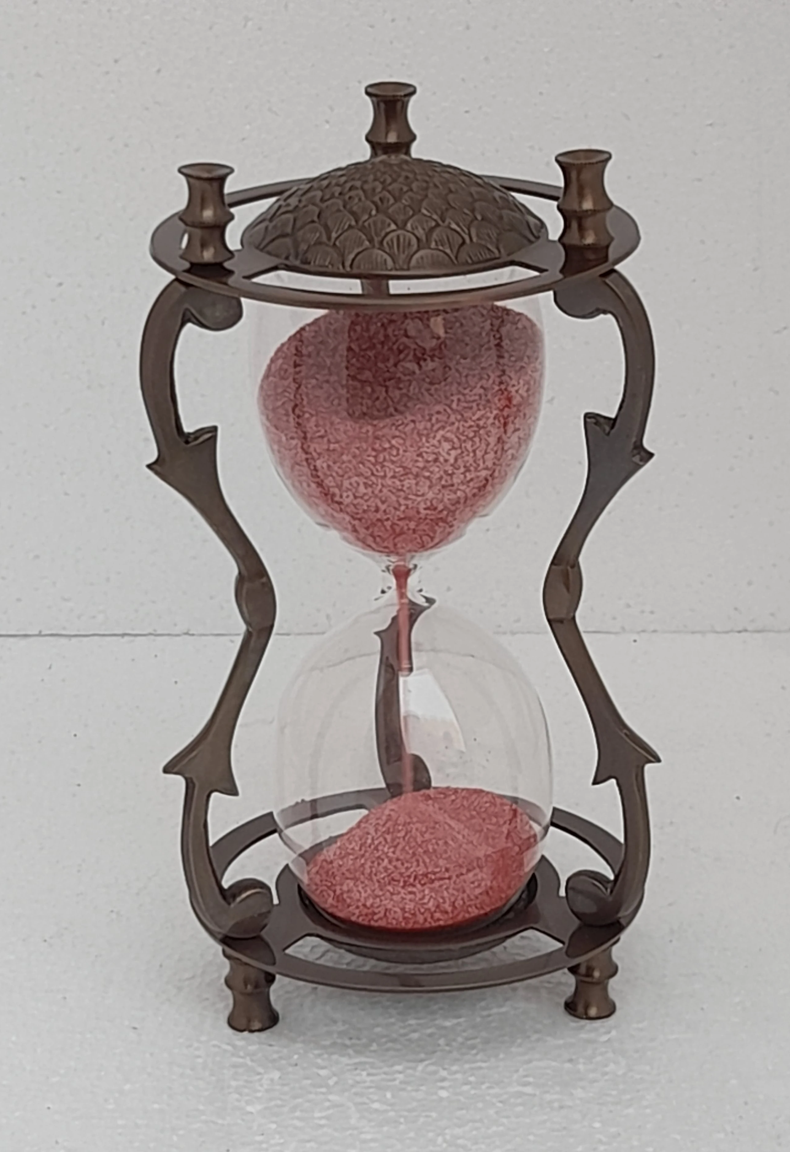 Metal Antique Hourglass For Decor Tabletop New Clock In Wholesale Price New sand Timer Latest Desk Clock For Home And Office