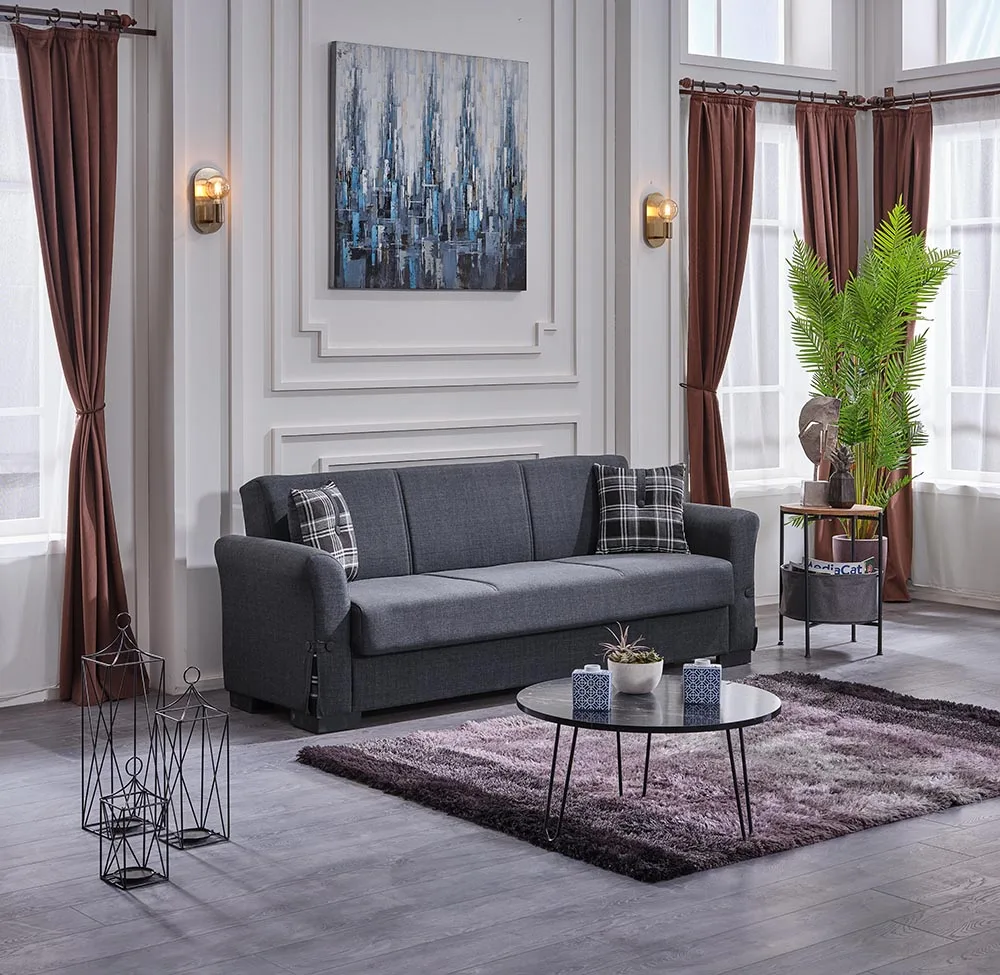 Felix  3 SEATER SOFABED . Convertible. Modern Storage  Recliner Velvet fabric  Living Room Foldable Home Furniture High Quali