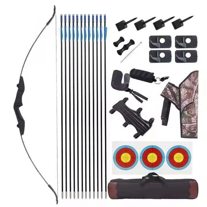 Wholesale Sun Chaser Recurve Bow Set with Left and Right Arrows for Beginners Archery Equipment Hunting Archery Equipment