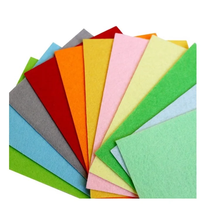 100% Polyester Waterproof Sustainable Breathable Premium Garment/Tennis Materials Needle Punched Plain Texture Felt from Vietnam