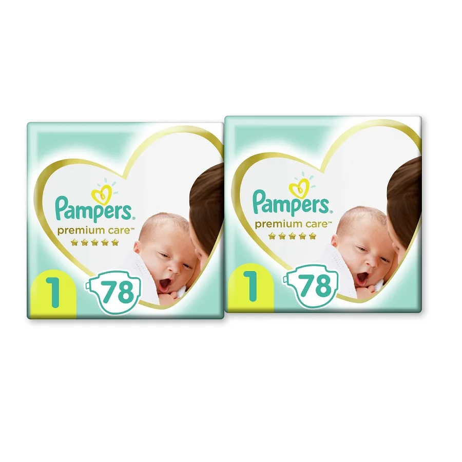 Pampers Premium Care 1 Newborn 78 pcs