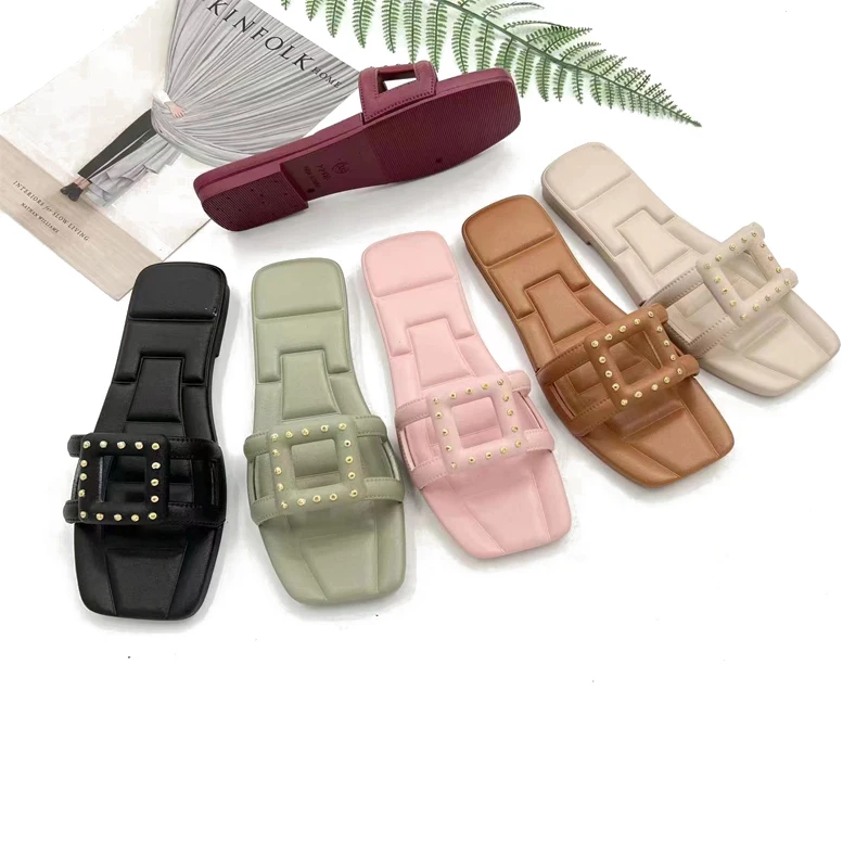 Womens Slipper Chaussure Femme Ladies Sleeper Sandals Slides for Women Slide Slippers