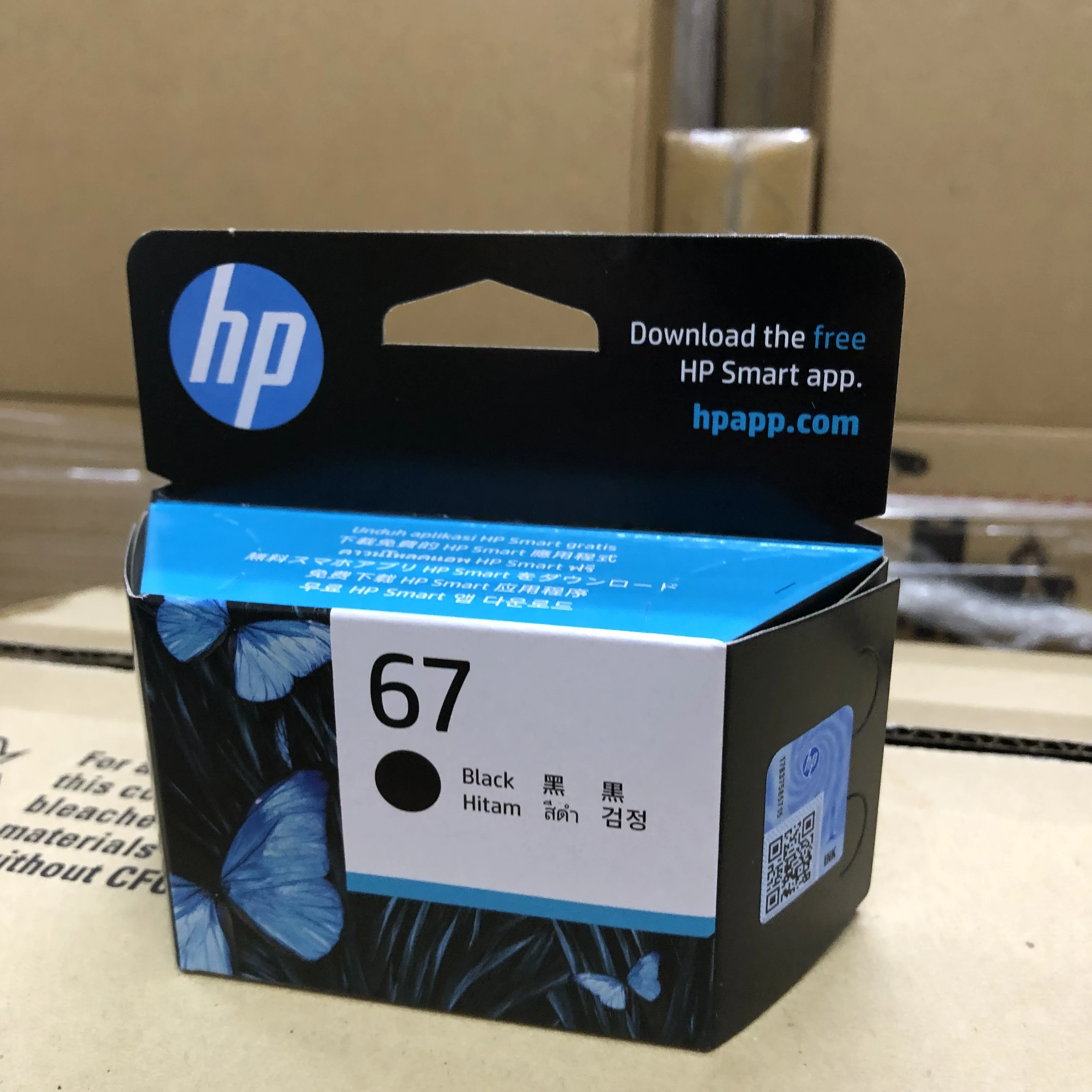 Оригинальный оригинальный картридж HP 67 с черными/цветными чернилами ENVY Pro 6420 / 6020 