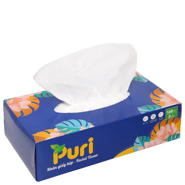 Puri paper towel 2 layer box 180 sheets