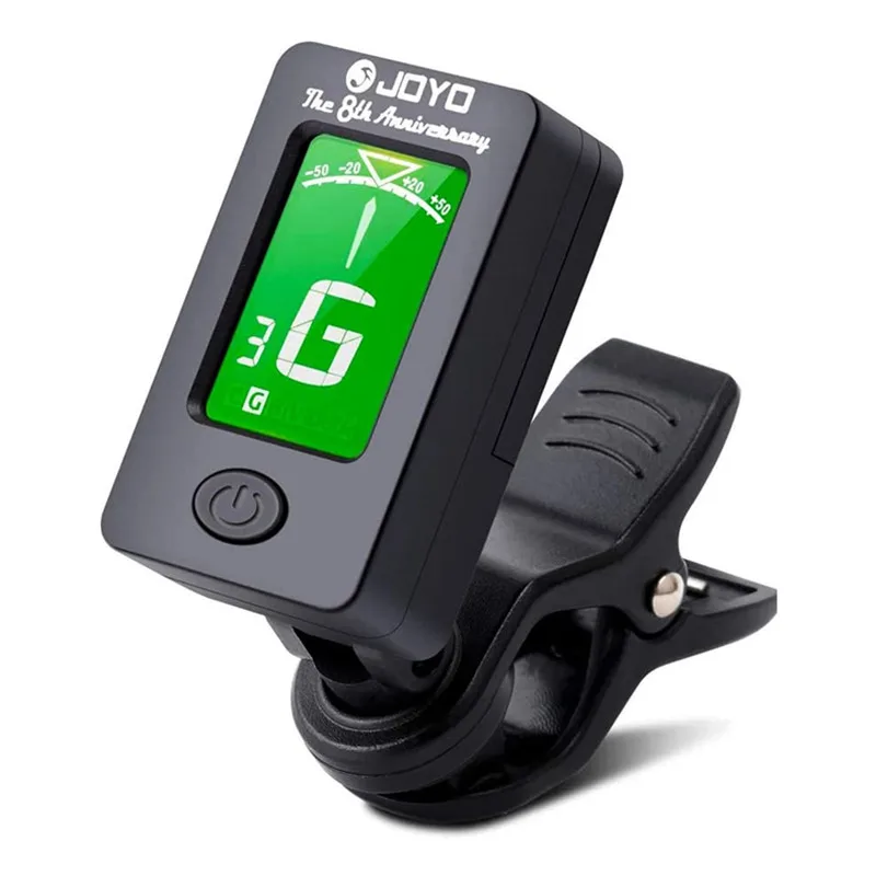 Digital Electronic Tuner for Guitar, Bass, Ukulele, Violin, Acoustics Calibration Clip-On Tuner