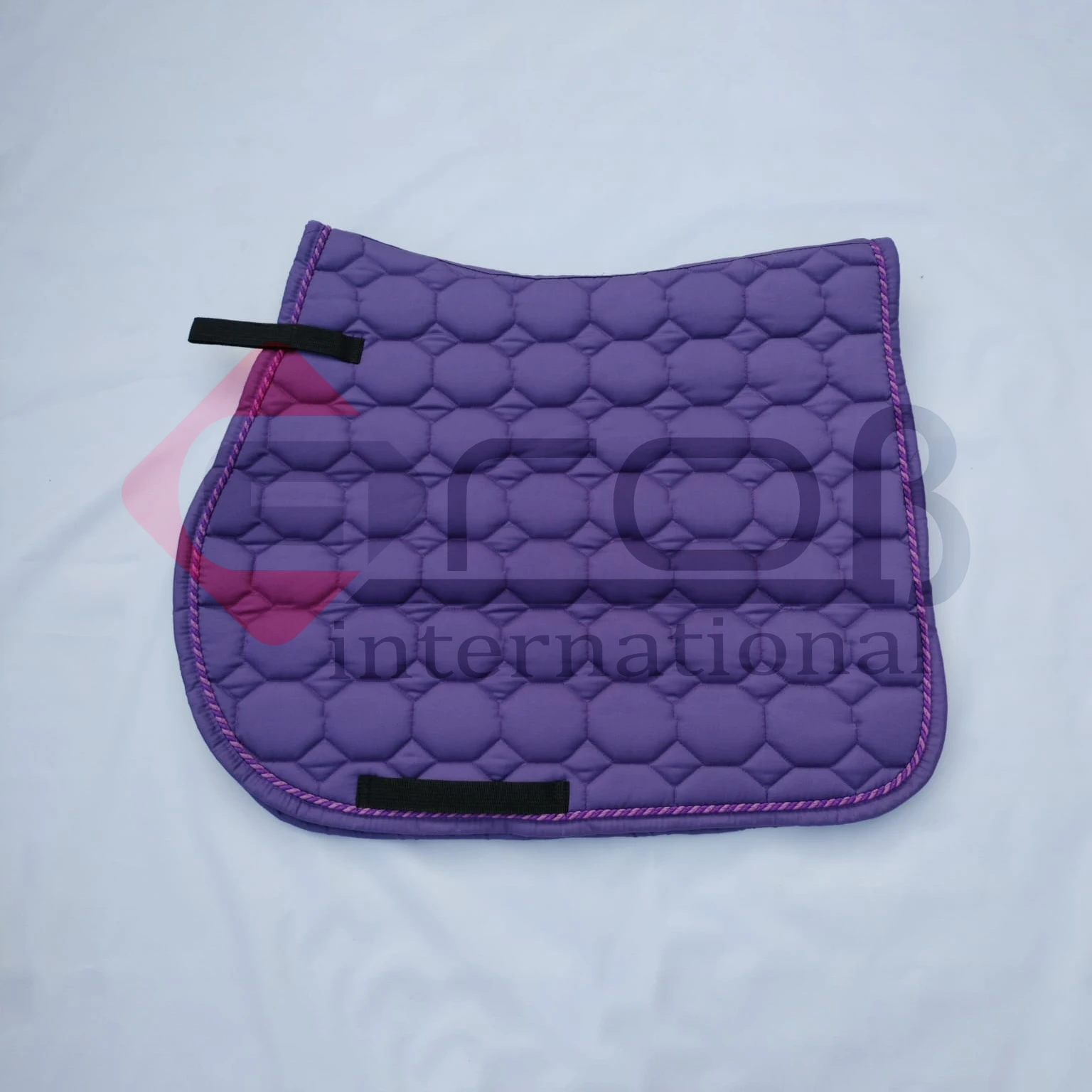 Customised Design English Saddle Pads Horse Riding Dressage Crystal Saddle Pads Cotton Horse Saddle Pads with Cord