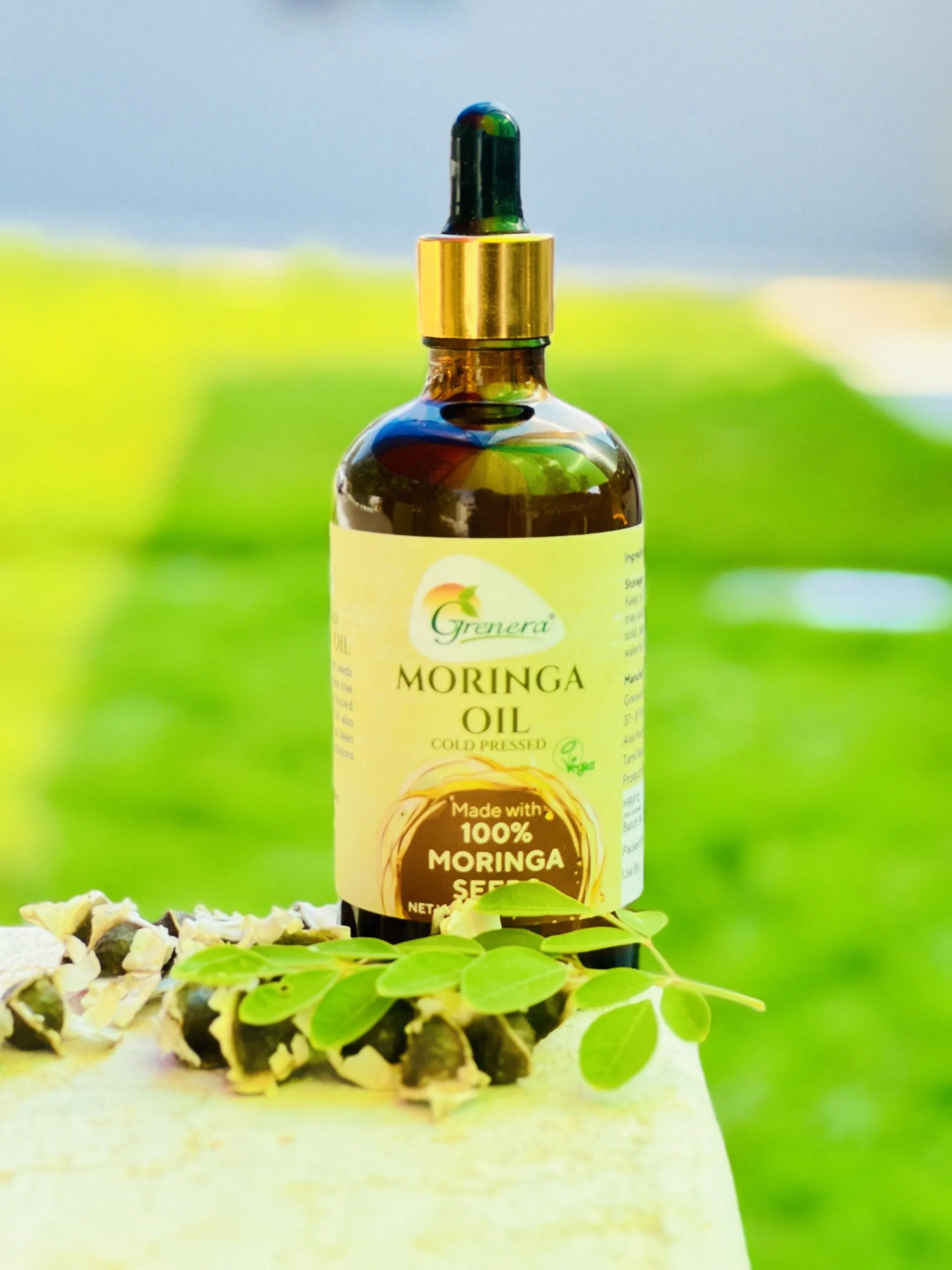 Biggest Indian Supplier Top Quality Cold Pressed Moringa Oleifera (Malunggay) seed Oil for cosmetic Industries