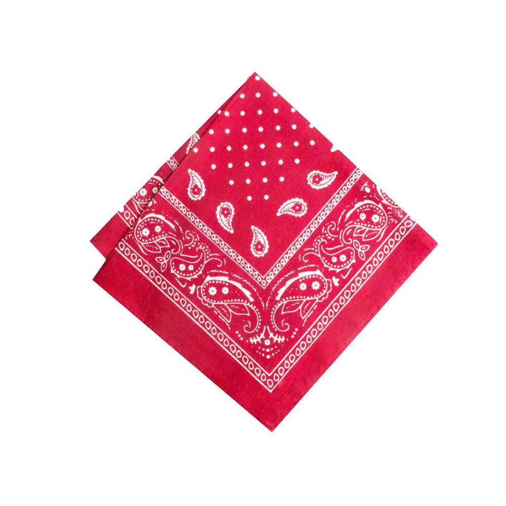 Wholesale Custom Paisley Hip Hop Bandana Scarf Long Wallet-Length for Outdoor Riding & Mask Use Bandana on Sale