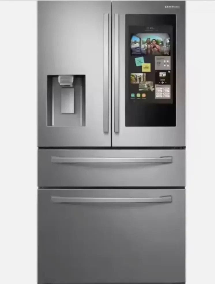 Новый 28 cu ft 4 двери французский дверной холодильник с сенсорным экраном