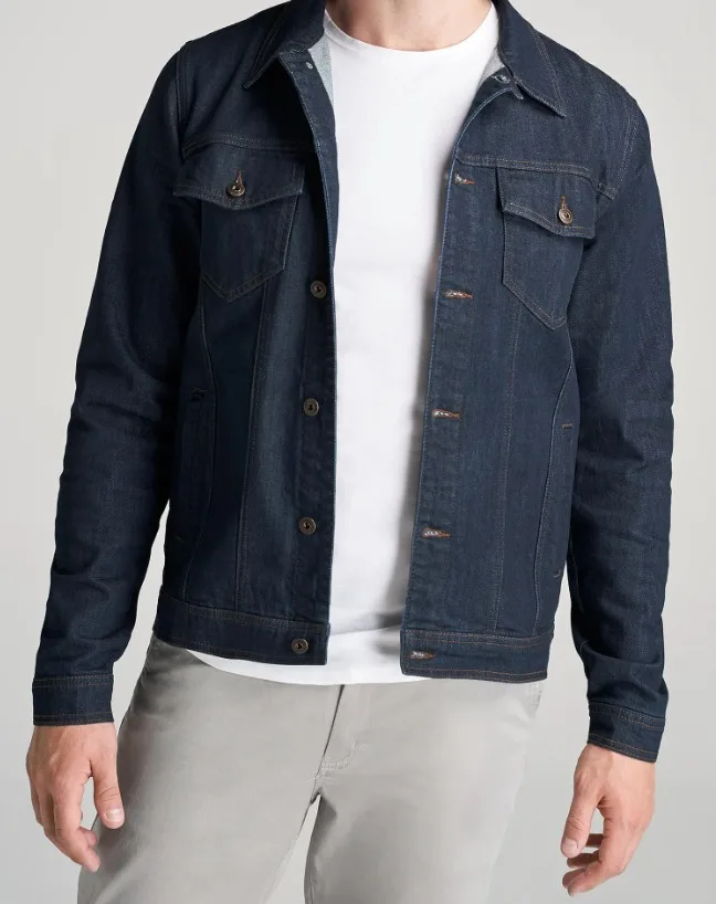 Very Stylish Fashionable 100% Cotton Denim Jacket Casual Workwear Custom Denim Jackets Boys Cheap Price Jacket From Bangladesh