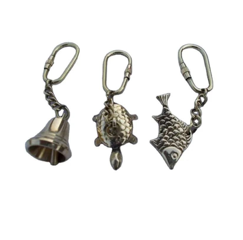 High Demand Wholesale Price Brass Keychain in Different Style & Design