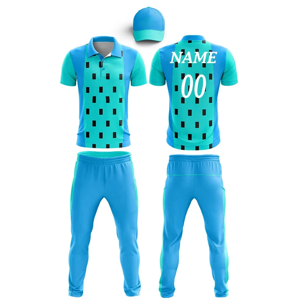 Sports Wear Cheap Price Wholesale 2023 Customized Logo Printing New Design Cricket Uniform In Multi Colors