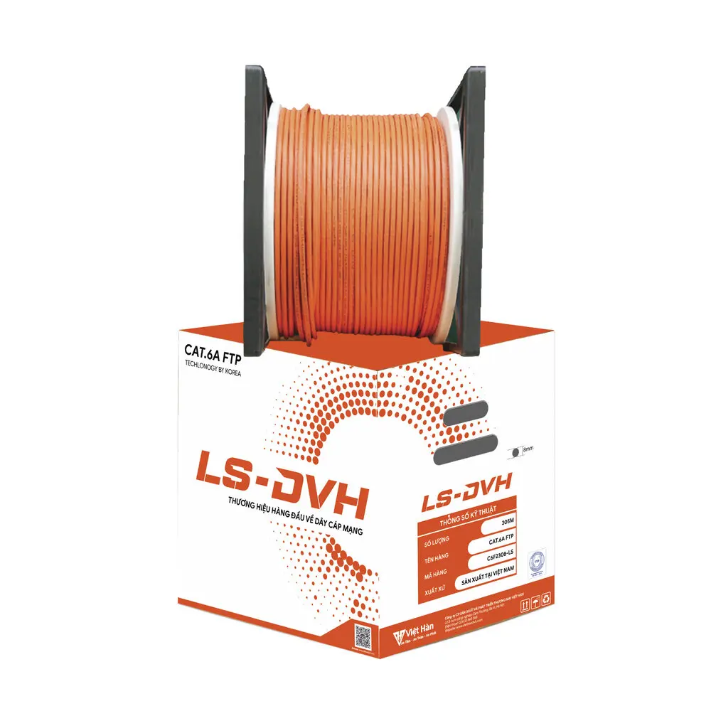 VIETHAN Cat6 23AWG FTP витой шнур сетевой кабель Ethernet медный для внутренней или наружной упаковки Rohs ISO