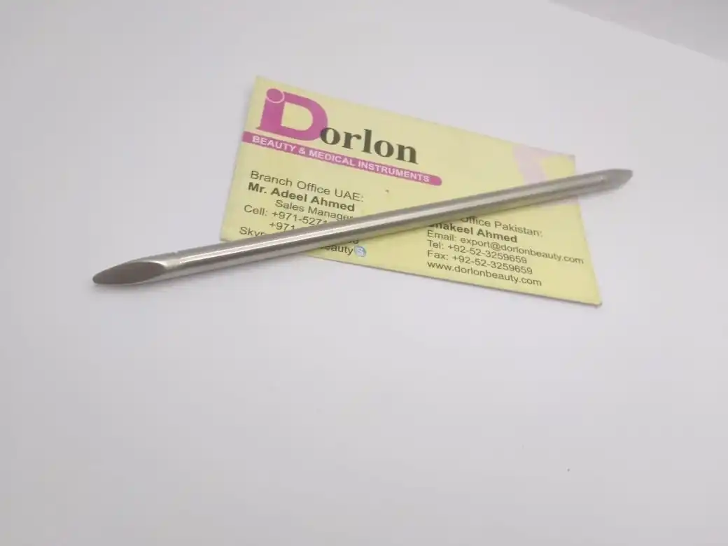 High Quality Reusable Eyebrow Wax Sticks Stainless Steel Brow Waxing Stick Custom Logo Pusher Waxing Spatula