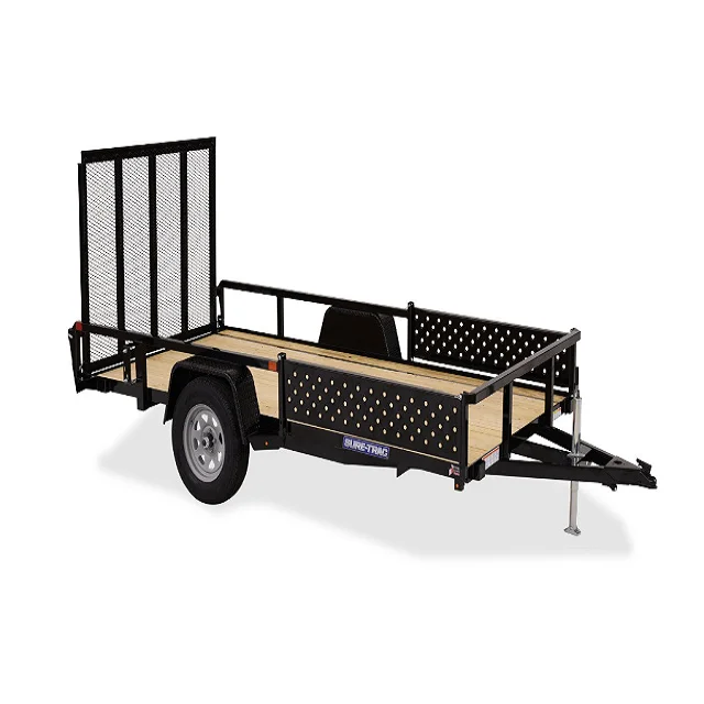 Best Price 3/4 Axle Tri-Bead Turntable 20/40FT Full Farm Trailer Transport Cargo and Container Drawbar Trailer for Sale