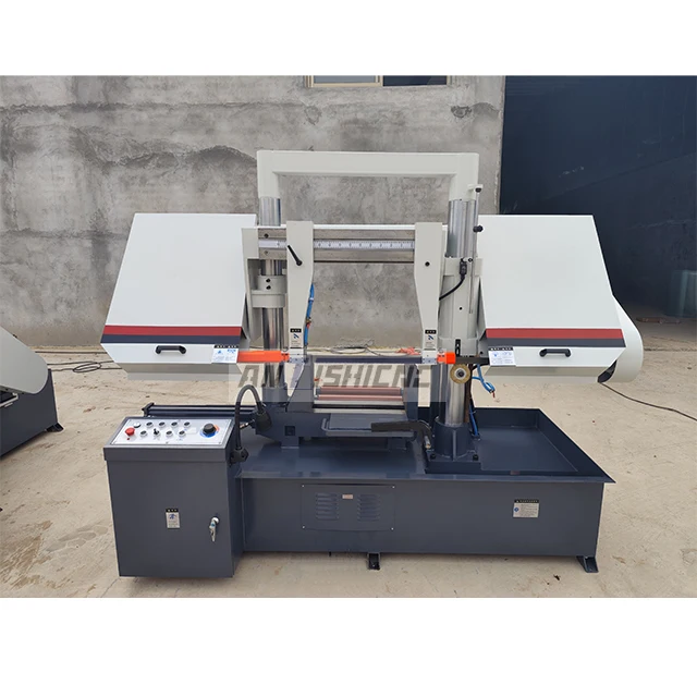 Semi-automatic Metal Cutting Band Saw Machine12 Inch GH4220 GH4228 GH4230 GH4235 Electric pipe small band saw machine