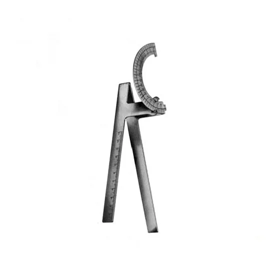 MOLTGEN goniometer in mm & inches up to 115mm custom made measuring range up to 139mm high quality