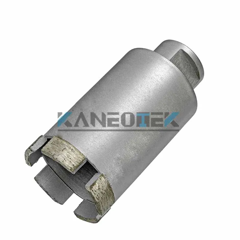 KANEOTEK Thread Core Thread Tap Diamond Drill Bits Set With Thread Segmented Rim For Granite