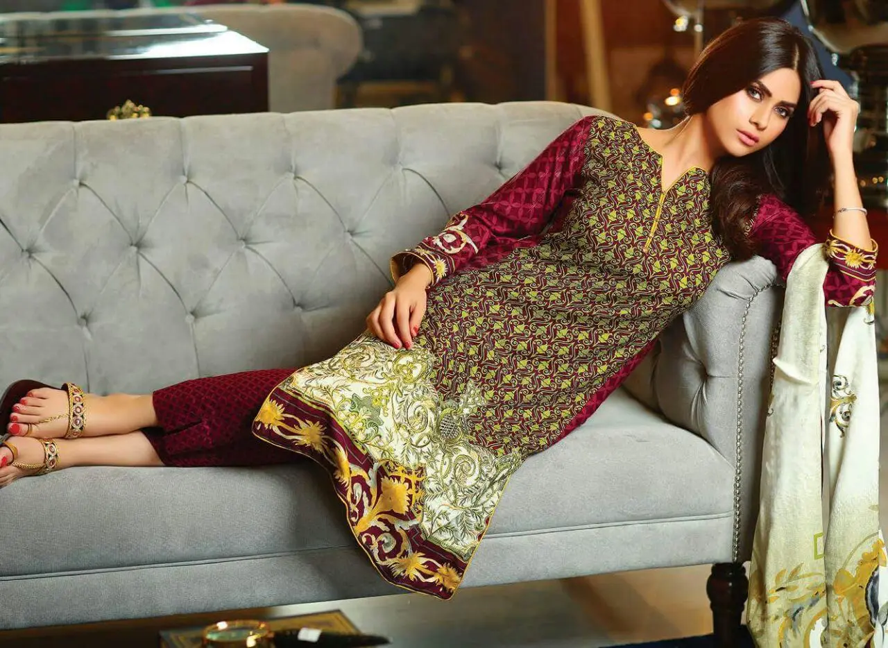 Современный модный дизайнер индийский пакистанский газон льняной хлопок жоржет 3 шт. Шелковый костюм высокой длины доступен оптом