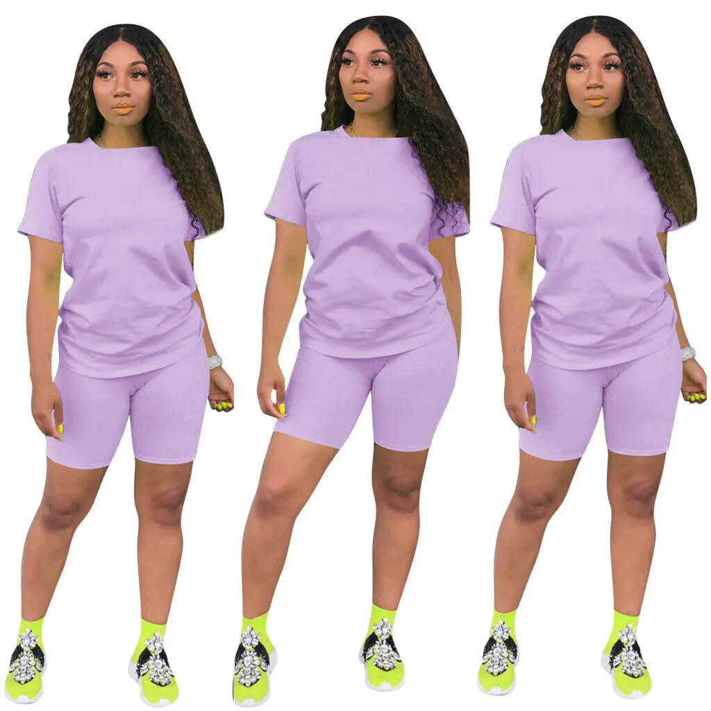 Wholesale Biker Shorts Set Zip up Blank Hoodie Short Womens Sets Clothes Sweatshirt and Women Buy