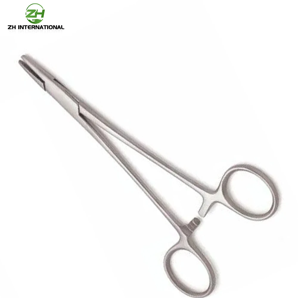 Good Quality Titanium Needle Holders With Long Gold Color Metal Handle Private Label Surgical Instruments