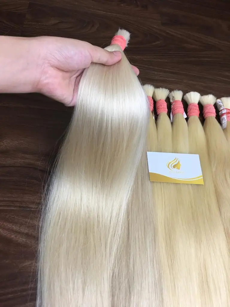 Шелковистые Светлые удары цена от завода-производителя Удар 100% человеческие волосы светлые #60 MOQ 300 граммов стоимость доставки для заказа 100 кг